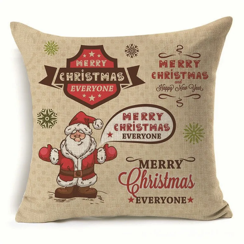 25 Новогодний Рождественский Декор для дома Adornos De Navidad аксессуары для дома Рождественские украшения подушка Navidad чехол - Цвет: 25