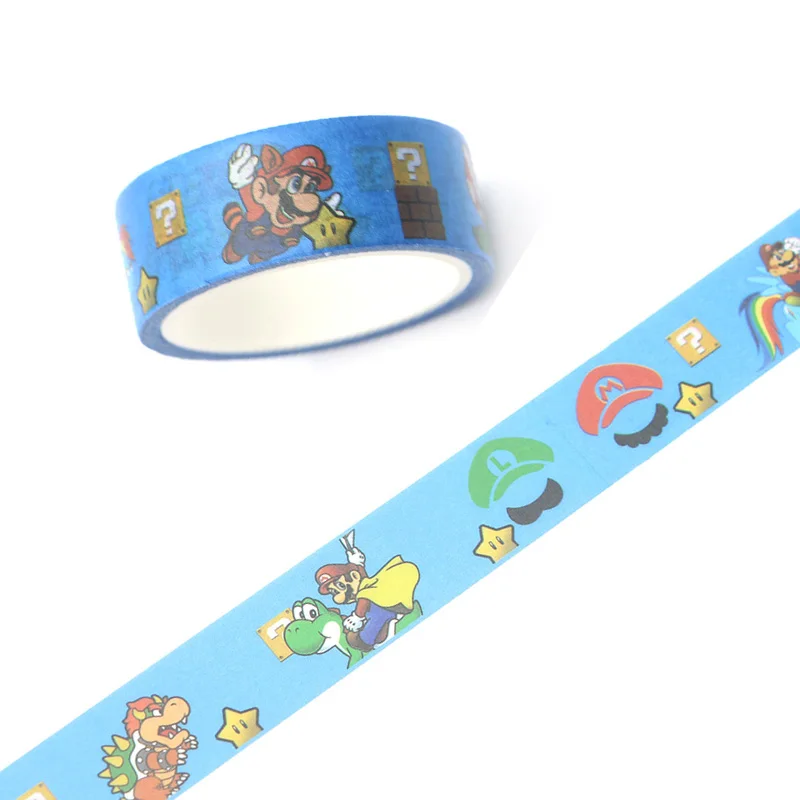 

Cartoon funny DIY Scrapbooking Sticky Adhesive washi Paper Masking Tape Printed Patterns stickers decals E0151