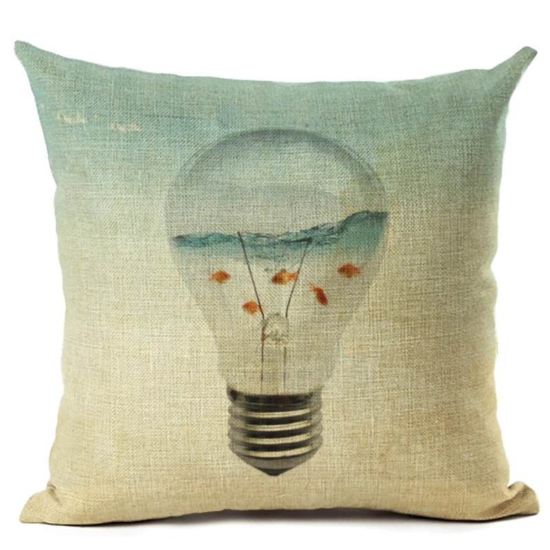 2016 хит продаж креативная Золотая рыбка домашняя декоративная подушка для дивана