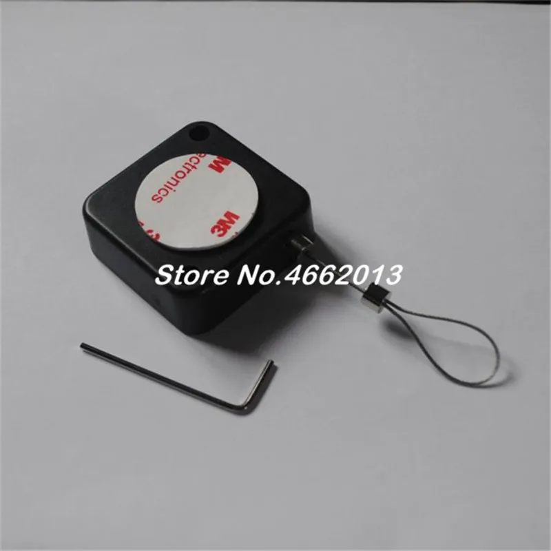 50 pcs supermarket electronic anti theft retractable display pull box recoiler for glassesjewelrymobile phone free global shipping