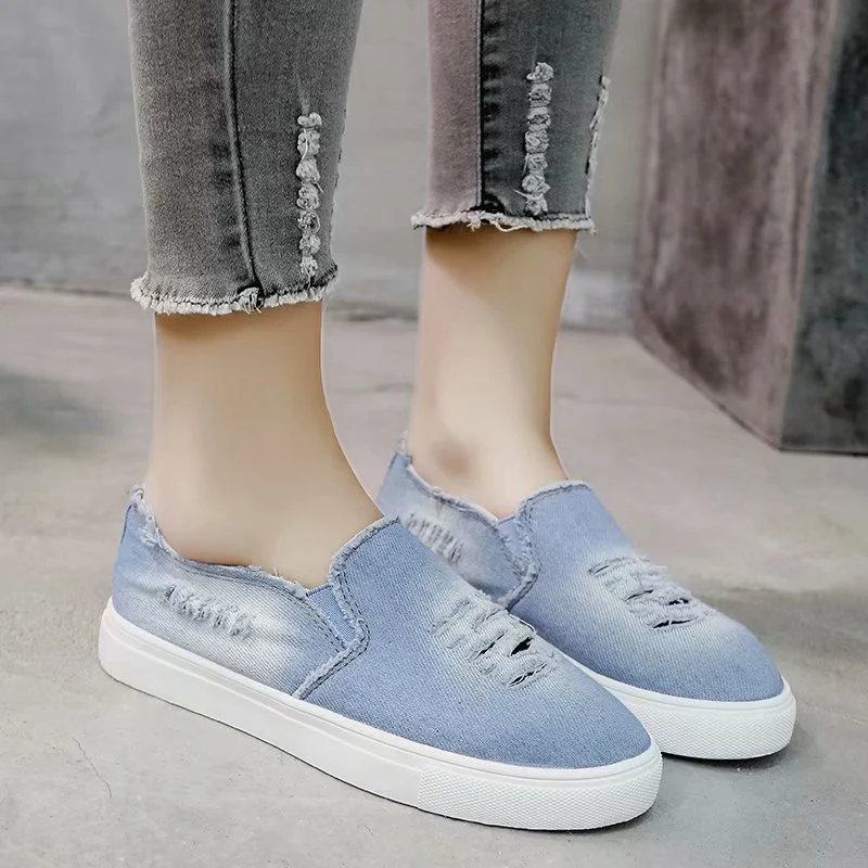 Light Blue ASILETO/размер 44; винтажные женские эспадрильи; Повседневная дышащая парусиновая обувь в рыбацком стиле; лоферы; sapatos; мокасины; F344 - Цвет: Light Blue