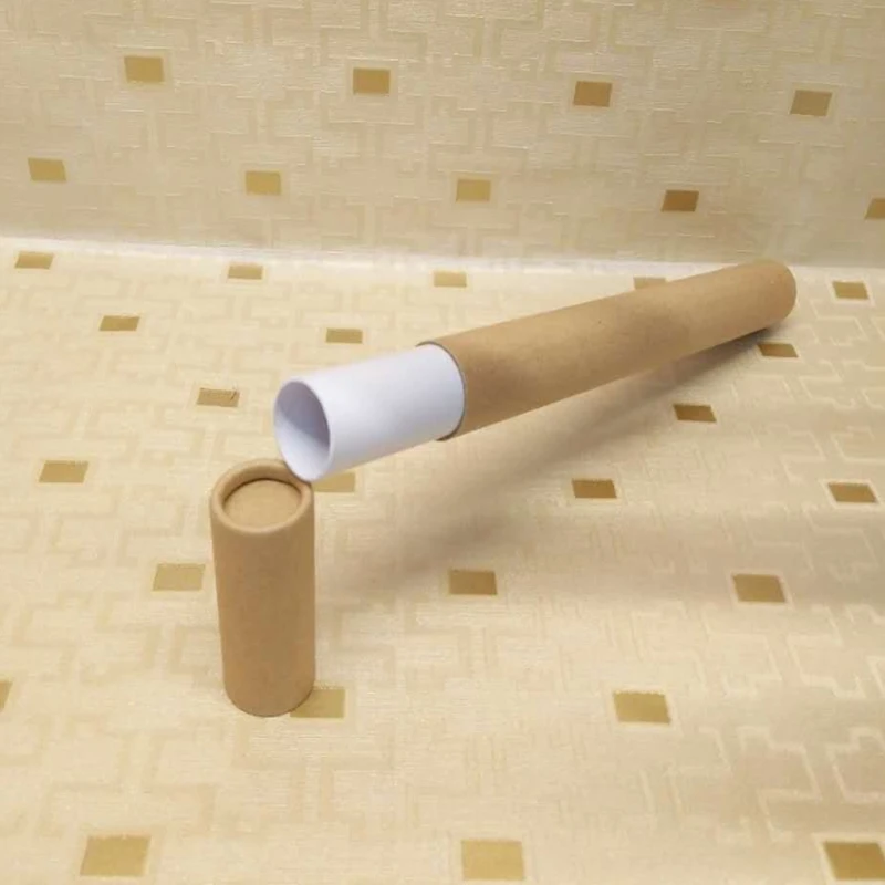 100 шт. крафт-бумага ладан трубка баррель маленькая коробка для хранения 10 г 20 Joss