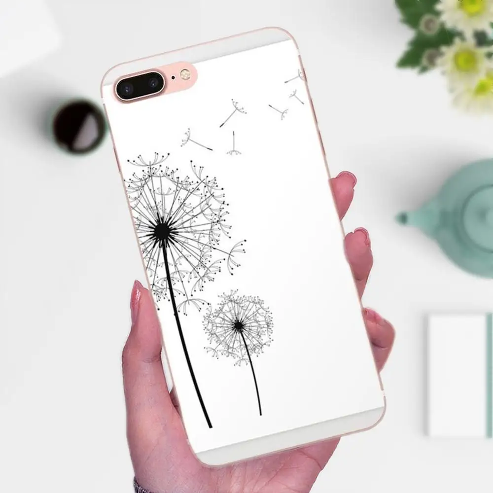Цветок Одуванчик бабочки мультфильм ТПУ телефон для Galaxy J1 J2 J3 J330 J4 J5 J6 J7 J730 J8 2015 2016