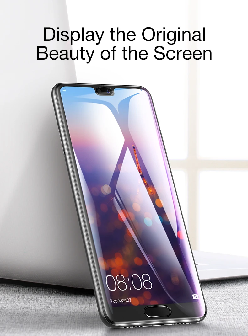 CAFELE 3D Edge Защита экрана для huawei p20 pro закаленное стекло полное покрытие пленка 9H HD прозрачное Защитное стекло для huawei p20