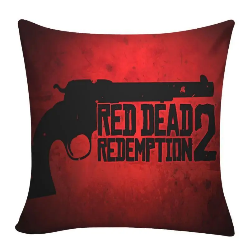 Игра RDR Red Dead Redemption 2 Джон Марстон 40*40 см диван обнимающий Наволочка Чехол для подушки Чехол подарок кровать/диван/автомобиль Декор Косплей