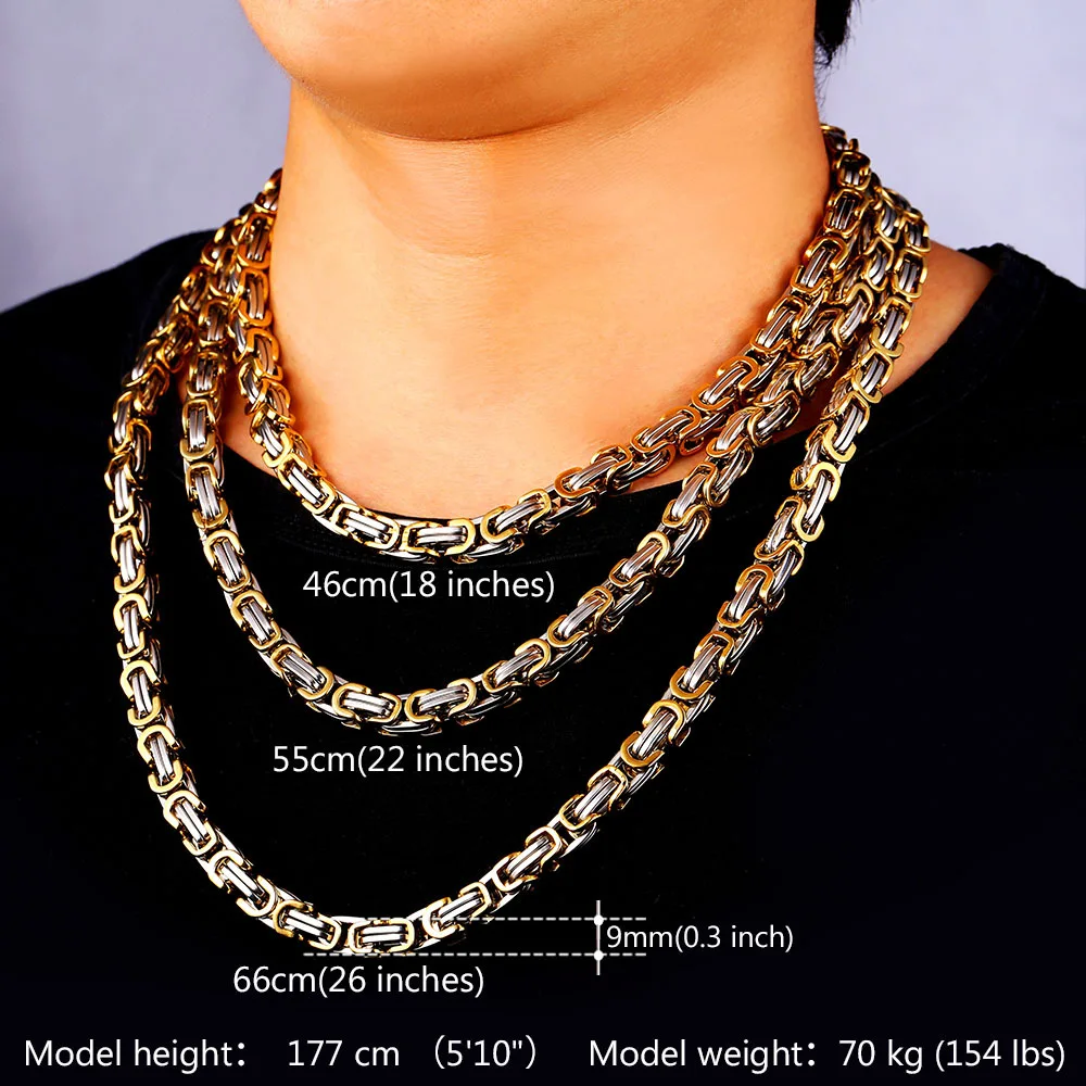 Для мужчин в стиле панк рок Стиль модное ожерелье браслет наборы ювелирных