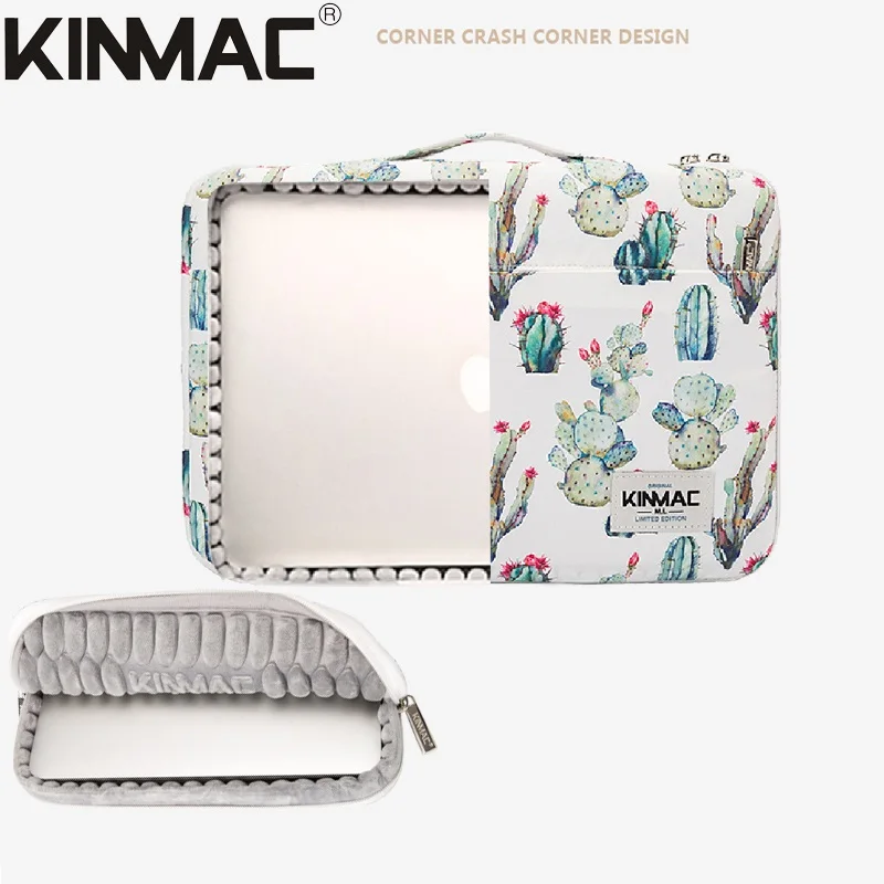 Ударопрочная брендовая сумка для ноутбука Kinmac 12 13 14 15 6 дюйма Сумка С КАКТУСОМ