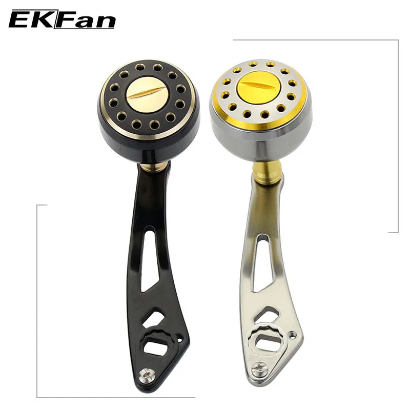 EKFan Aluminum Alloy 2000 Series Knobs Fishing Reel Handle For ABU DAIWA Saltwater Baitcasting Tackle Tools Left Ri | Спорт и