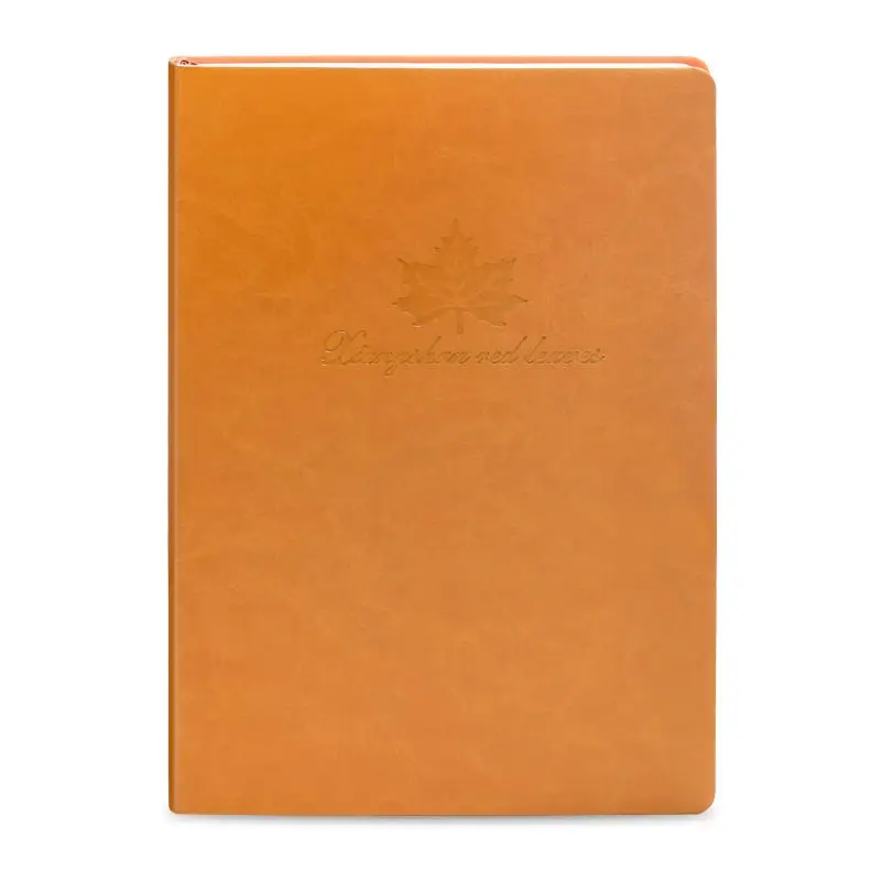 Orange Толстая записная книжка в твердом переплете, Классическая записная книжка А5, премиум бумага для дневника, школьная тетрадь - Цвет: Orange