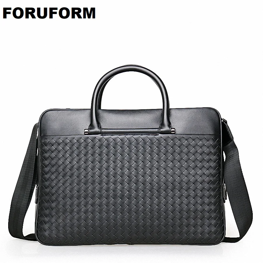 Handbag Men Leather Briefcases Lawyer Shoulder Bags Genuine Leather Male Messenger Bags Handbags Men Office Bag