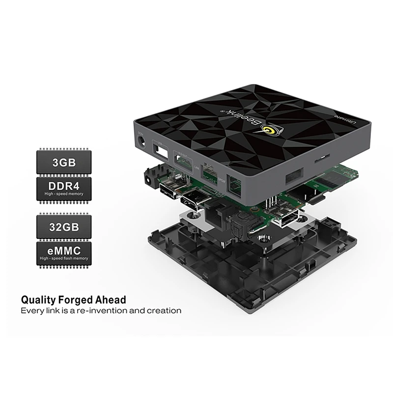ТВ-бокс GT1 Ultimate S912 3 ГБ 32 Android 7 1 Beelink Amlogic TV Box 2 4G 5 8G Dual WIFI BT4.0 медиаплеер | Электроника