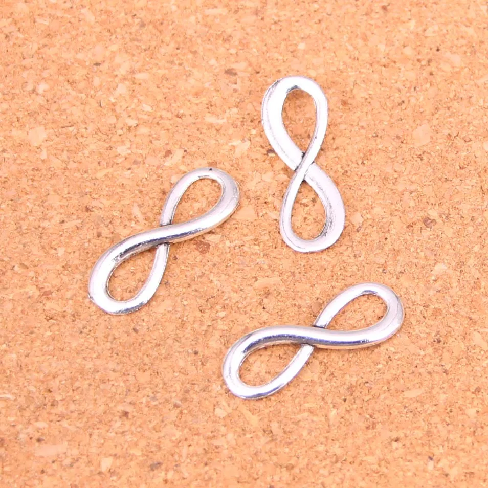 138 шт. Подвески ручной работы с покрытием под античное серебро 23 х8 мм|antique silver|charm