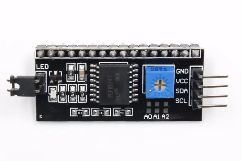 Плата адаптера ЖК-дисплея 1602 2004 IIC/I2C/интерфейс | Электронные компоненты и