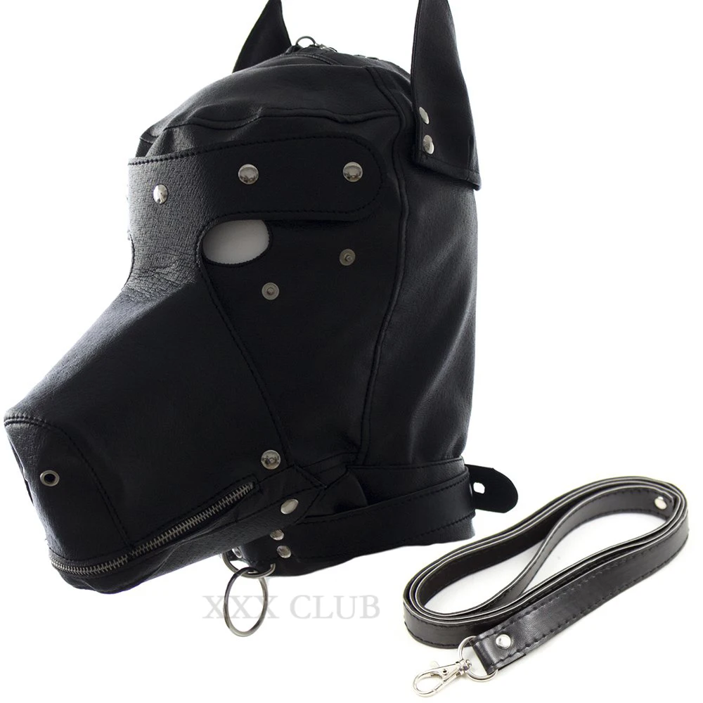 Thierry 2 Pcs/Kit Dog Slave Kit Hood with Muzzle and Tail Butt Plug Offers Visual Functional Appeal for Puppy Play | Красота и