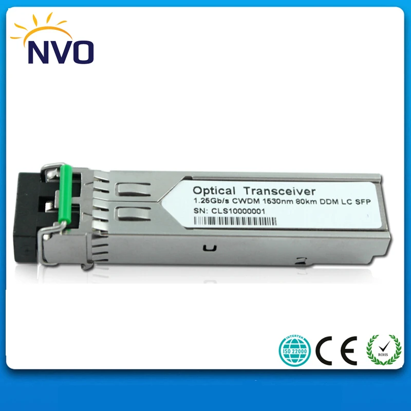 1 25G 1590nm двойное волокно LC 80km CWDM SFP приемопередатчик с DDM волоконно-оптический