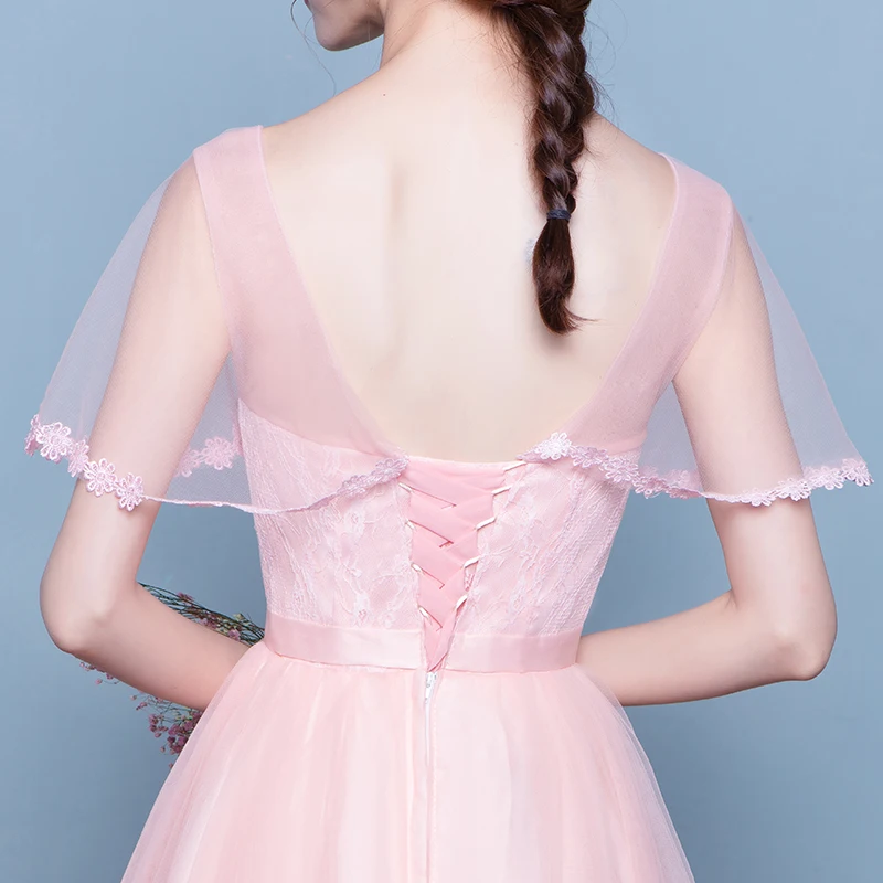 Платье женское кружевное с V-образным вырезом и коротким рукавом | Свадьбы