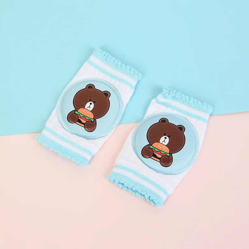 1 пара Детские наколенники Защитные Налокотники для ползания детские гетры