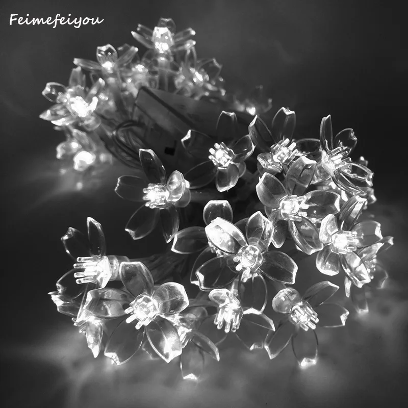 СВЕТОДИОДНАЯ Гирлянда s Flower уличный садовый светильник для газона свадьбы патио