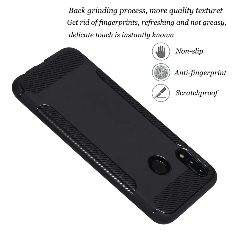 Модный Ударопрочный Мягкий чехол с узором для Huawei P20 lite Nova 3i 3E 2i Y5 Y6 Y7 Y9 2018 на Honor 9i 7A