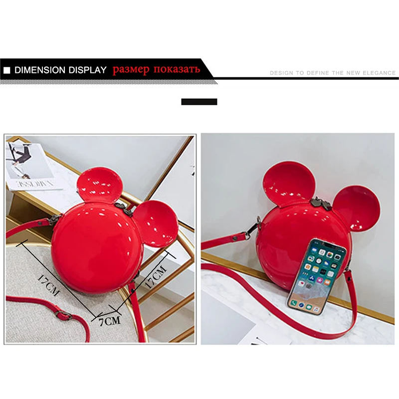 2019 Горячая Распродажа летняя женская сумка высокого качества с рисунком Микки из