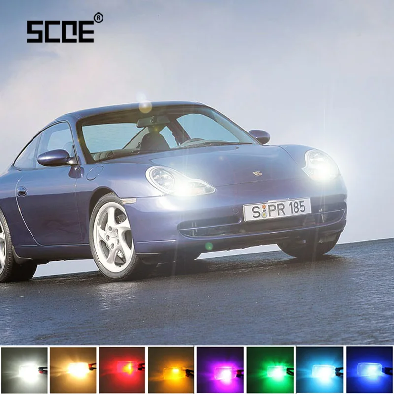 Для Porsche 911 (996) Boxster (987) SCOE 2 x Сверхъяркие передние парковочные Передние боковые