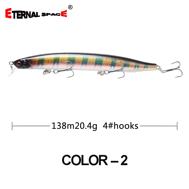 135mm/20.4g Minnow Fishing Lure Saltwater Hard Bait Tackle Peche Bass Artificial Swimbait Wobblers Pike Carp Lures | Спорт и