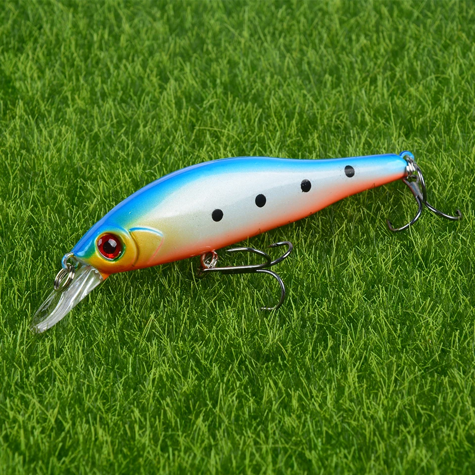 Погружная рыболовная приманка в виде гольяна 1 шт. для ловли окуня 9 5 см 11 г