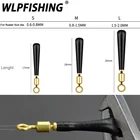 Рыболовные Поплавки WLPFISHING, 10 шт.лот, вращающиеся на 360 градусов, свободно Вертлюги, медные силиконовые аксессуары для рыбалки, хорошие помощники
