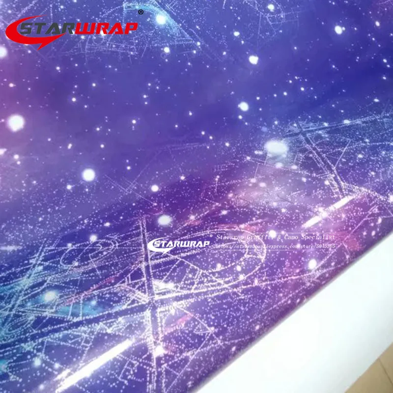 Starwrap Galaxy виниловый автомобильный Стайлинг Граффити стикер звездное небо