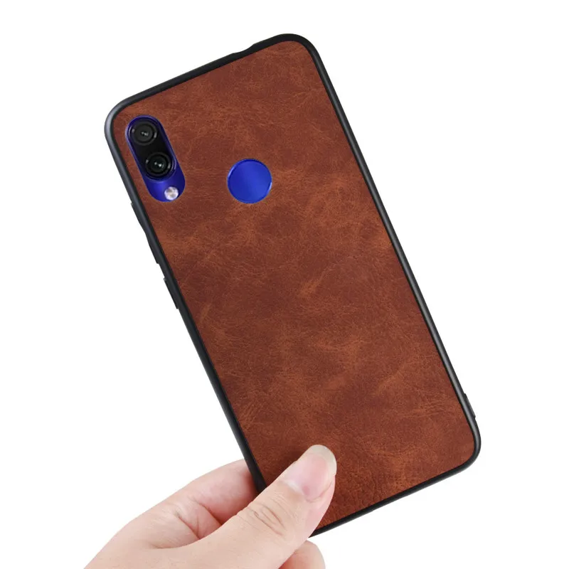 Чехол для Redmi 7 роскошный винтажный кожаный чехол Xiaomi в деловом стиле |