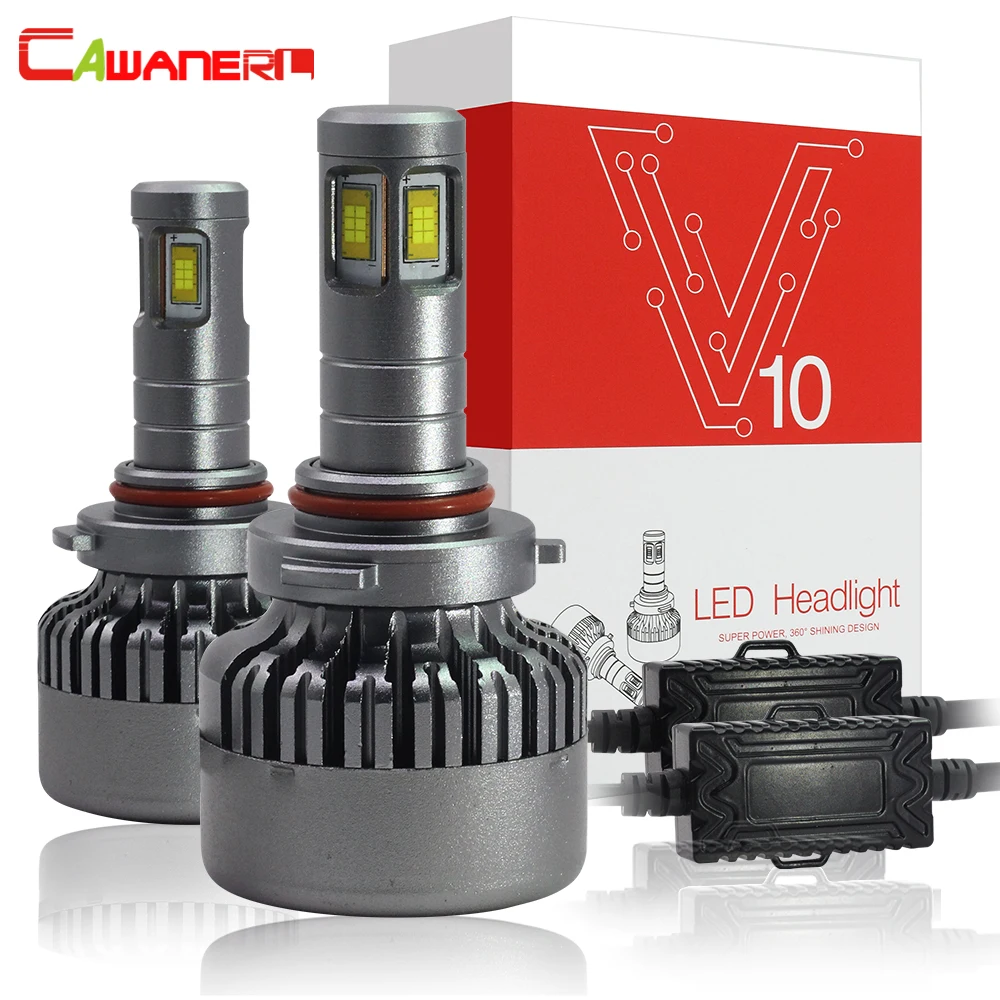 

Cawanerl Car Headlight H7 H4 LED Light 100W 10000LM 6000K White 12V H8 H9 H11 9005 HB3 9006 HB4 9007 H13 Auto Headlamp Fog Light