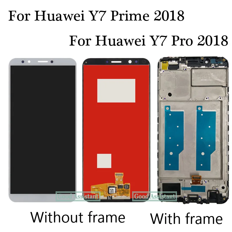 Черный/белый/золотой 5 99 дюймов для Huawei Y7 Pro 2018 / Prime ЖК дисплей + сенсорный экран