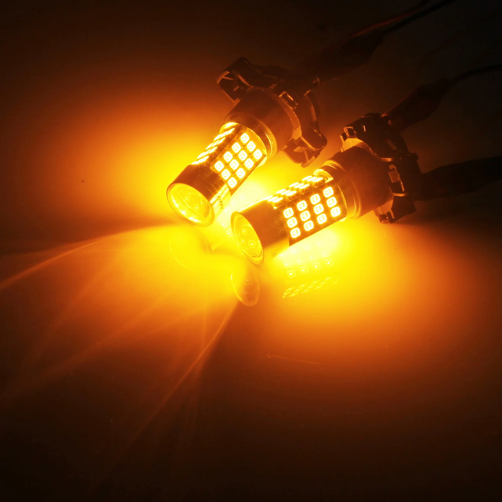 ANGRONG 2шт PY24W PSY24W светодиодный светильник SAMSUNG 45 W боковой индикатор поворота Янтарный