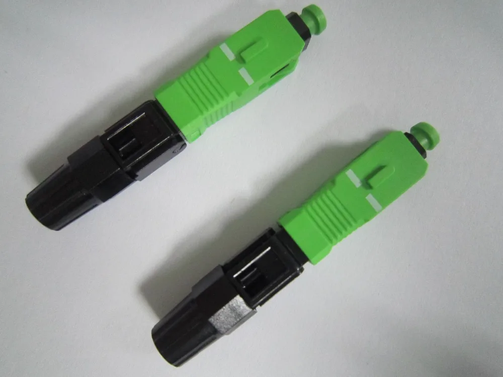 

50pcs Embedded type Fast Field Sc Fast Connector SC APC fiber optic fast connector/quick assembly connector/field assembly conne