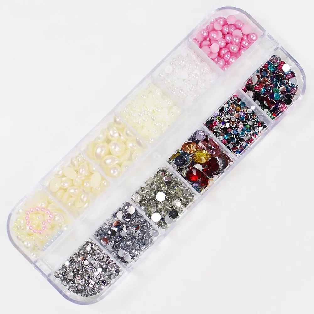 Perfect Summer DIY искусственный жемчуг для укращении ногтей фальшивый бриллианты|nail art