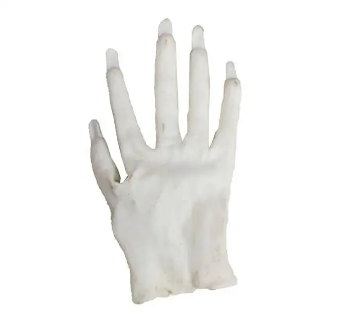 Хэллоуин украшения страшные белые перчатки в виде рук привидения маскарадный