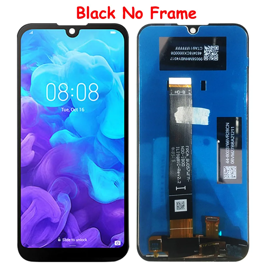 Оригинальный ЖК дисплей Huawei Honor 8S дигитайзер в сборе для Y5 2019 с рамкой запасные