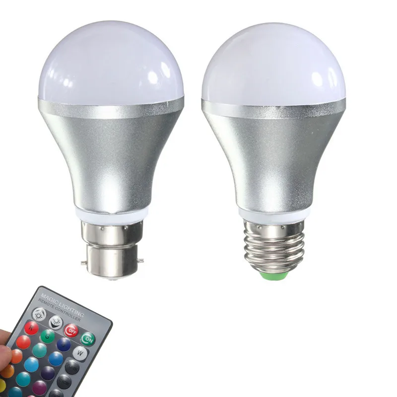 Светодиодный лампы Точечный прожектор лампа RGB Цвет изменение энергосберегающие