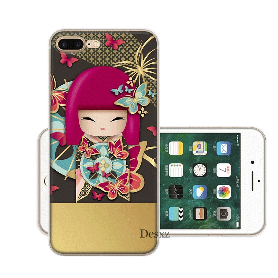 Desxz японский Kawaii кукольный чехол для iPhone 7 8 6 6s Plus 11 Pro X XR XS Max 5 5S SE сумка |