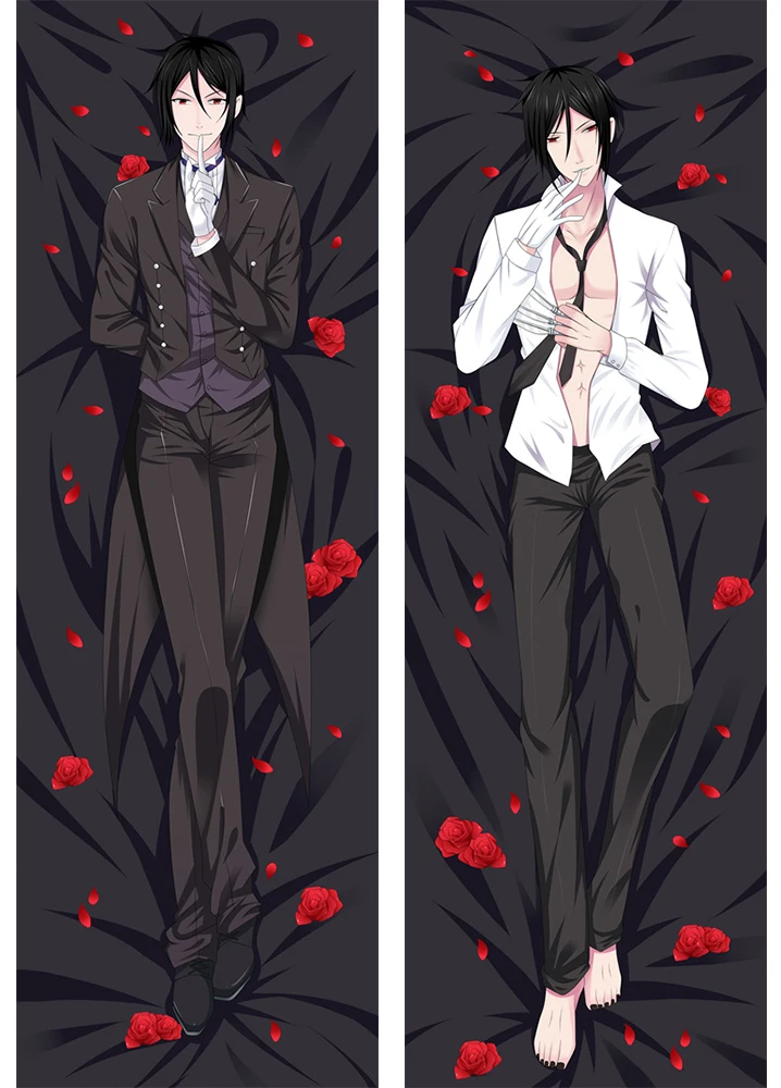 Обновление ботинки в стиле аниме «Темный дворецкий демон-дворецкий alois Trancy Phantomhive Dakimakura тела Наволочка Чехол обниматься тела Чехол