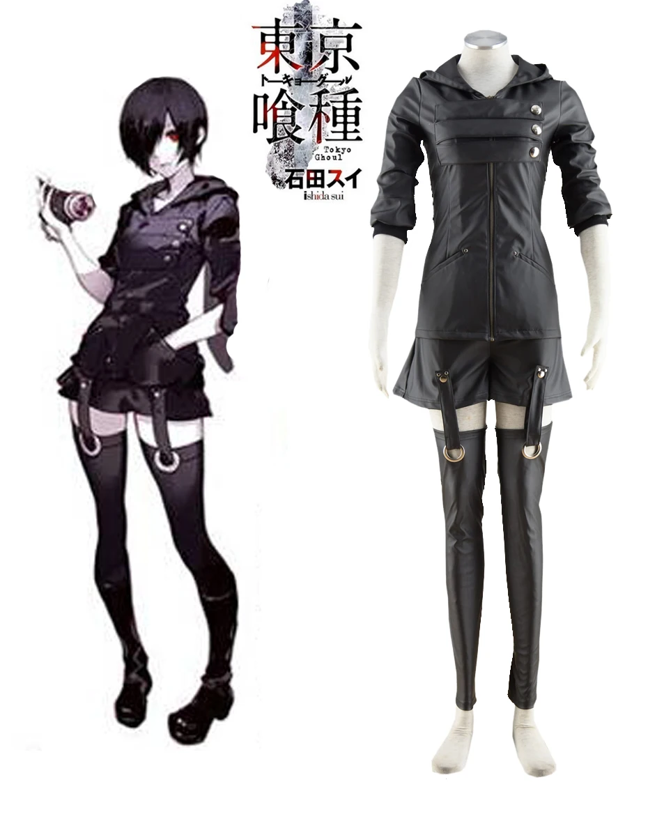 Костюм для косплея Touka Кирисима Токийский Гуль тоука полный комплект любого