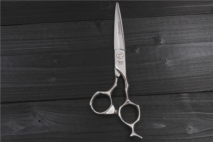 1 pc cutting KUMIHO японские Парикмахерские ножницы из нержавеющей стали 6,0 дюймов лучшее качество ножницы для волос 440C Профессиональные Парикмахерские ножницы - Цвет: 1 pc cutting