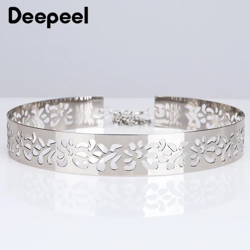 Deepeel 1 шт. Модные металлические кулоны ажурные женские широкие пояса ручной сплав ремесло дикая талия юбка пальто бижутерия для декорирования