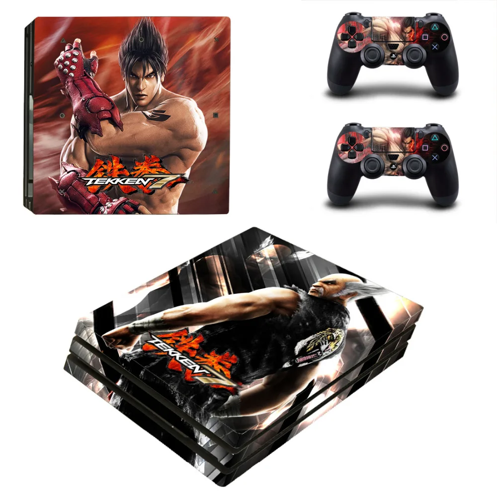 Игра Tekken 7 PS4 Pro кожи наклейки для Sony PlayStation 4 консоли и контроллеры Dualshock