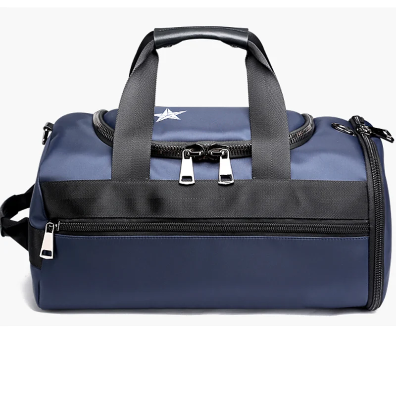 Многофункциональный дорожный рюкзак BOPAI черный или синий вместительный для