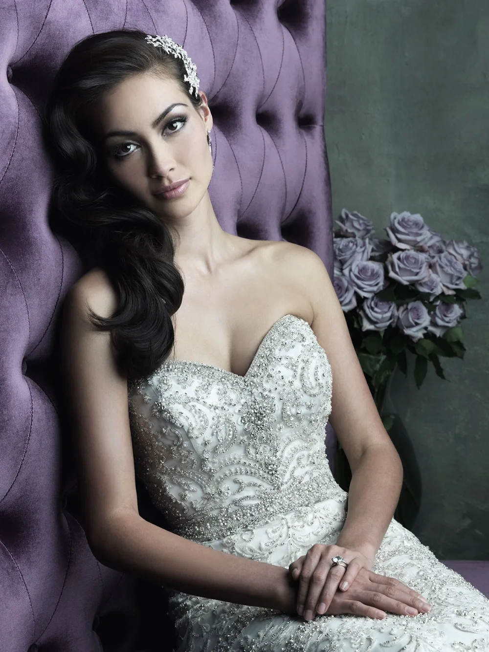 2015 New GownBest quality fast delivery strapless mermaid wedding dress beaded lace sleeveless sweetheartWholesale Dress | Свадьбы и