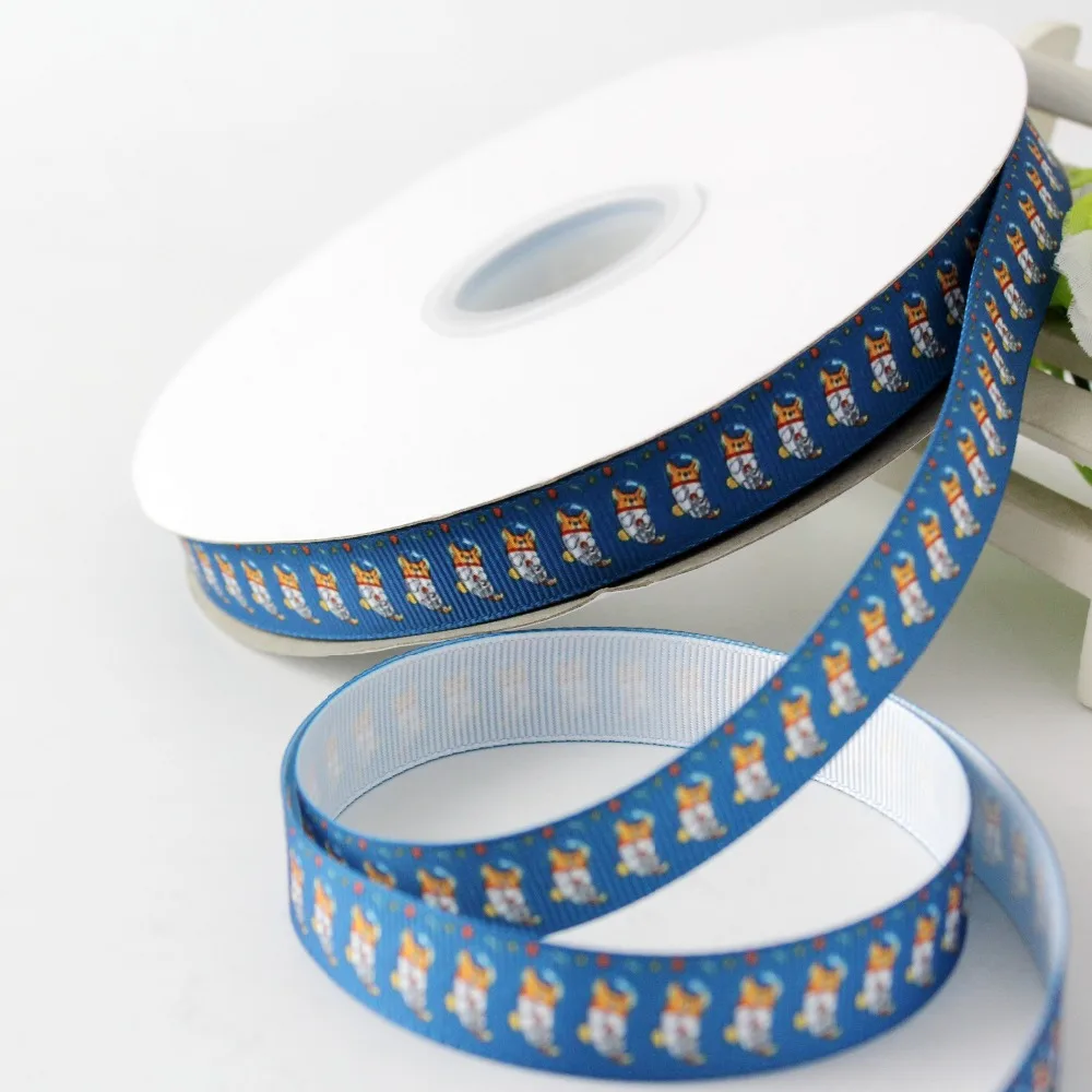 Корсажная лента с мультяшным принтом космическая собака 16 мм свадебные