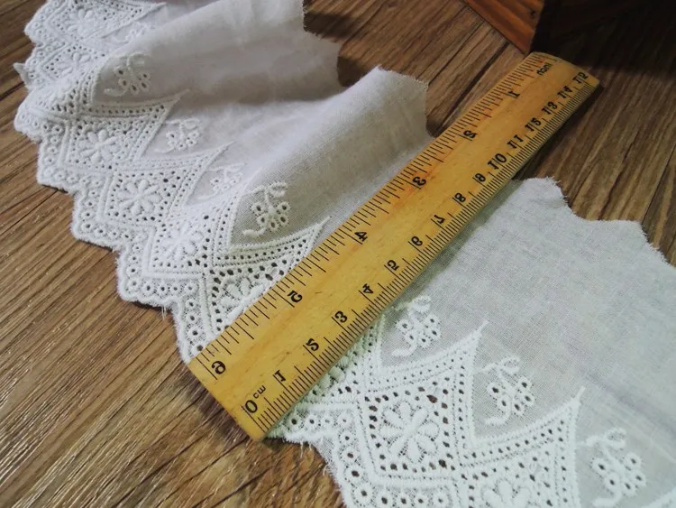 Хлопковая вышивка кружевное кружево аксессуары для одежды ткань одежда
