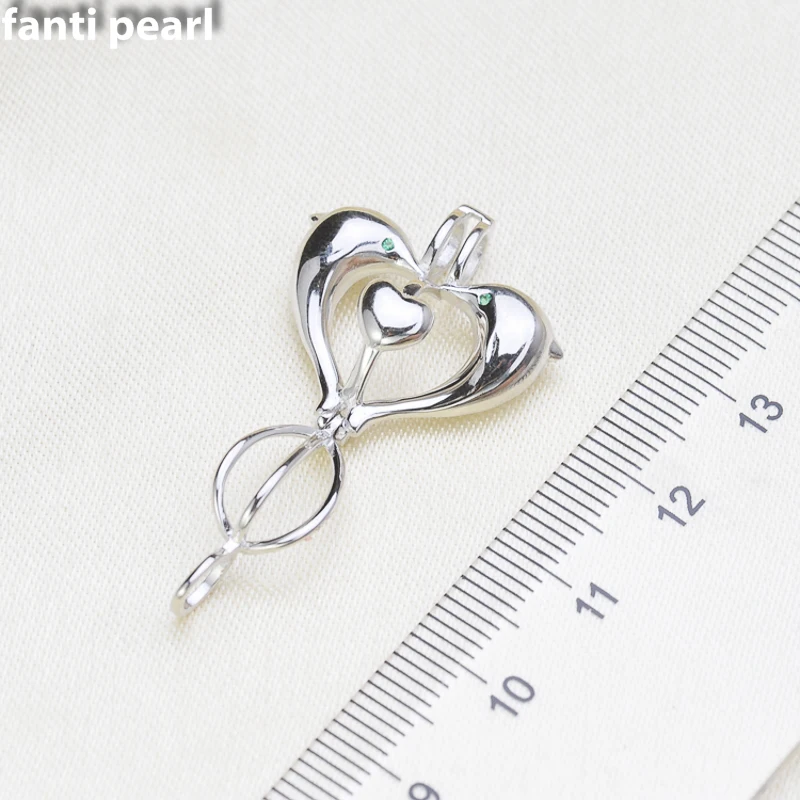 FANTI Real Natural freshwater pearl necklace with 925 sterling silver pendant for women jewelry 8-10mm | Украшения и аксессуары