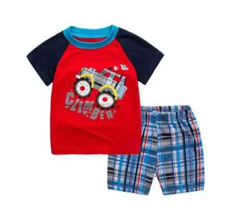 style 4 Хлопковая одежда для детей ростом от 90-130 см детские пижамы с мультяшным принтом для мальчиков и девочек, летние шорты с длинным рукавом детская одежда для сна, пижамы для малышей, одежда для сна, ночное белье, домашняя одежда - Цвет: style 4